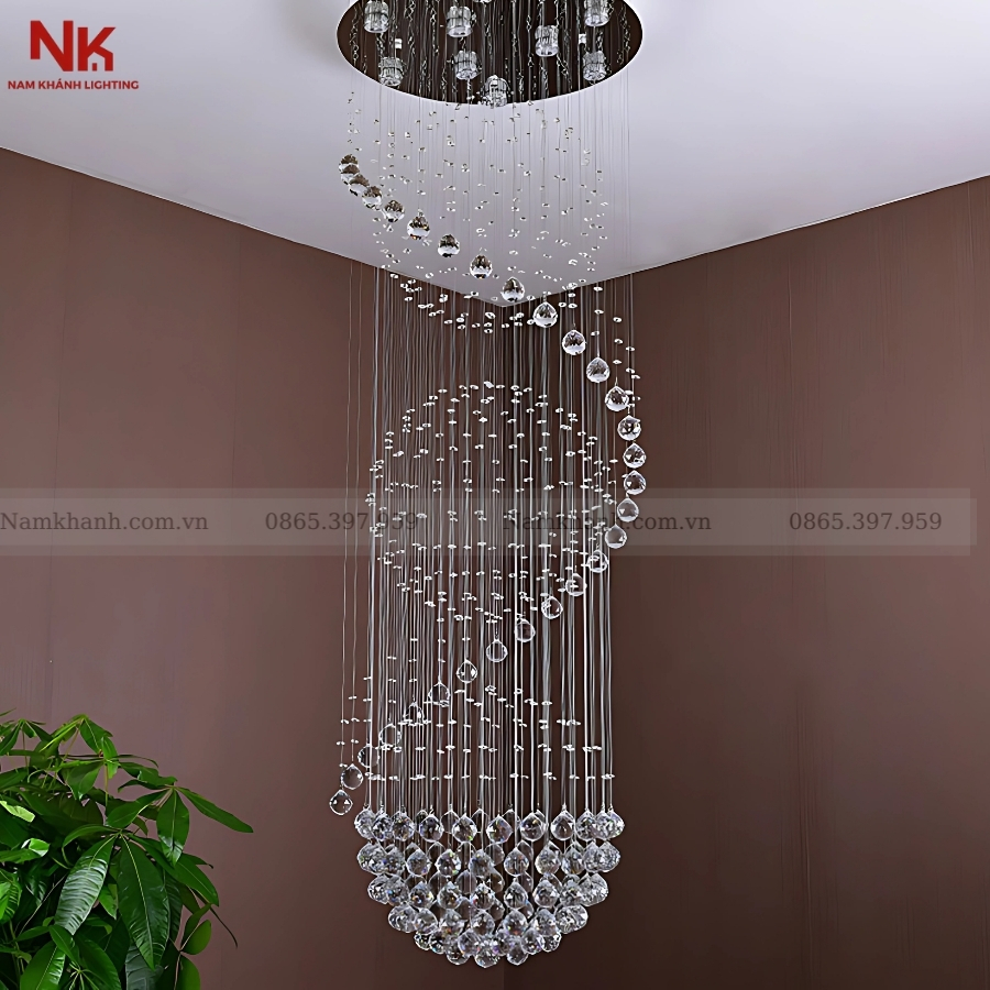 Đèn Thả Thông Tầng Pha Lê 503