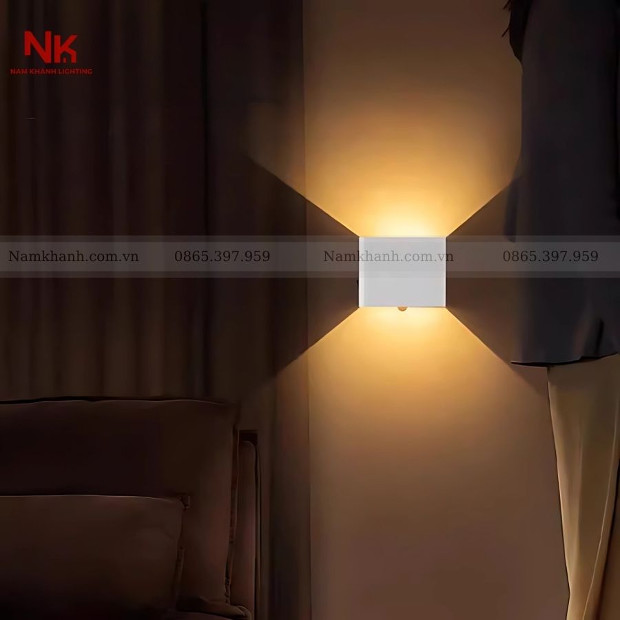 Đèn Hắt 2 Đầu Vuông