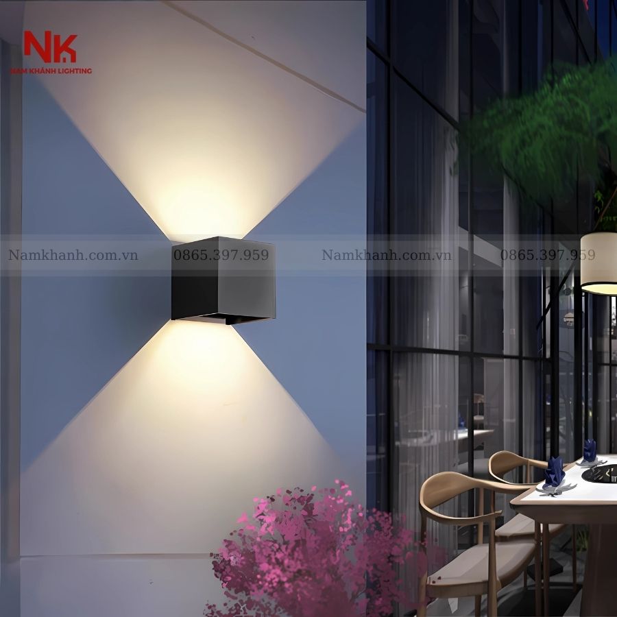 Đèn Hắt 2 Đầu Vuông