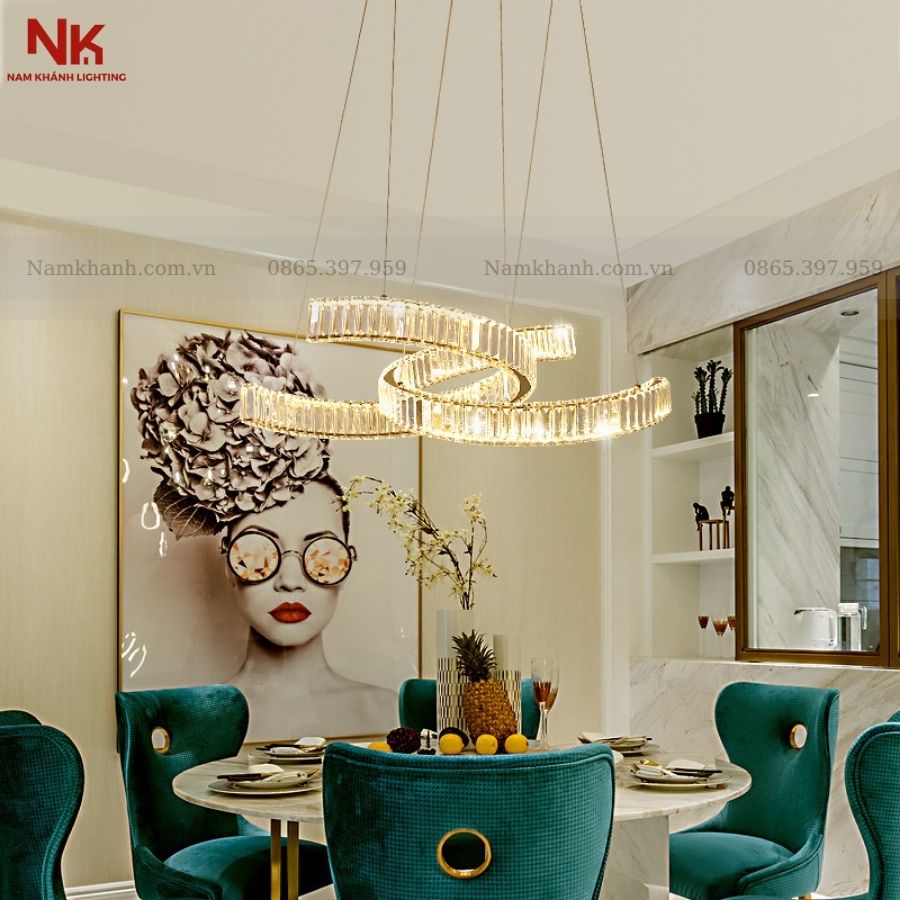 Đèn Thả Pha Lê 850
