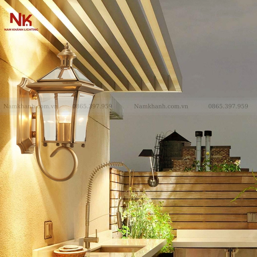 Đèn Tường Đồng 0623