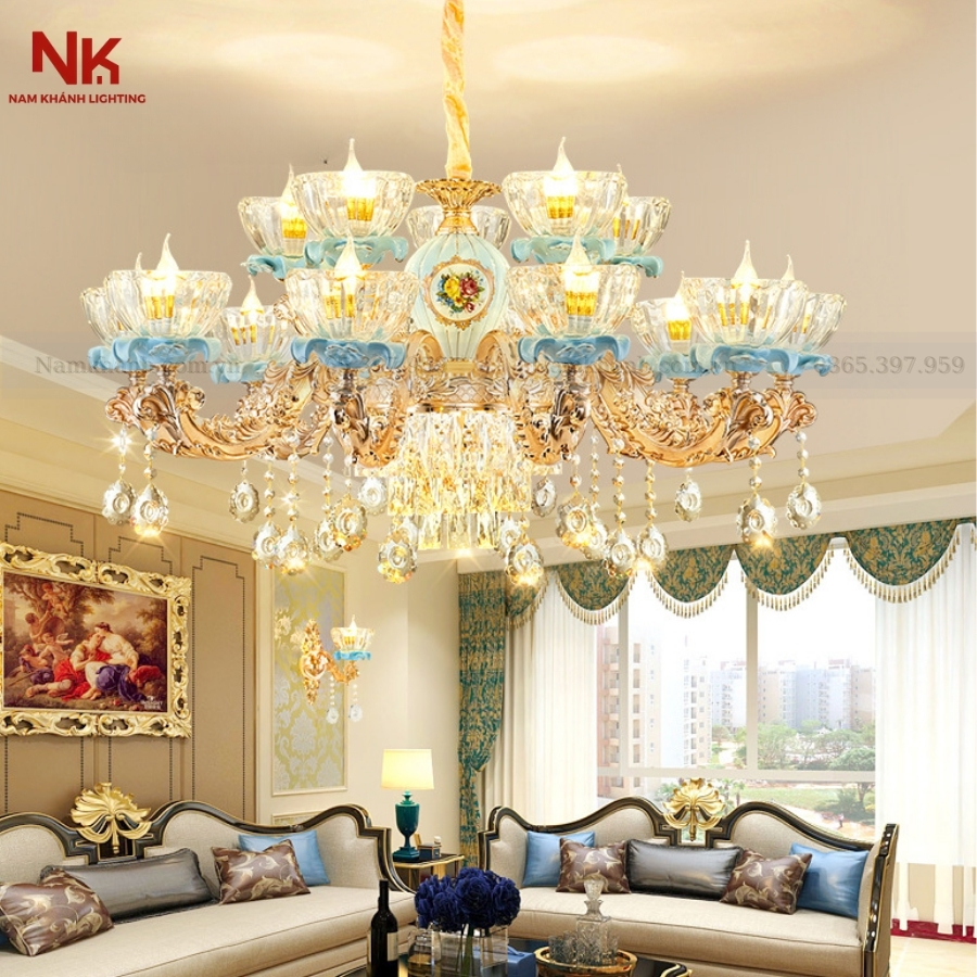 Đèn Chùm Tân Cổ Điển 3802/15