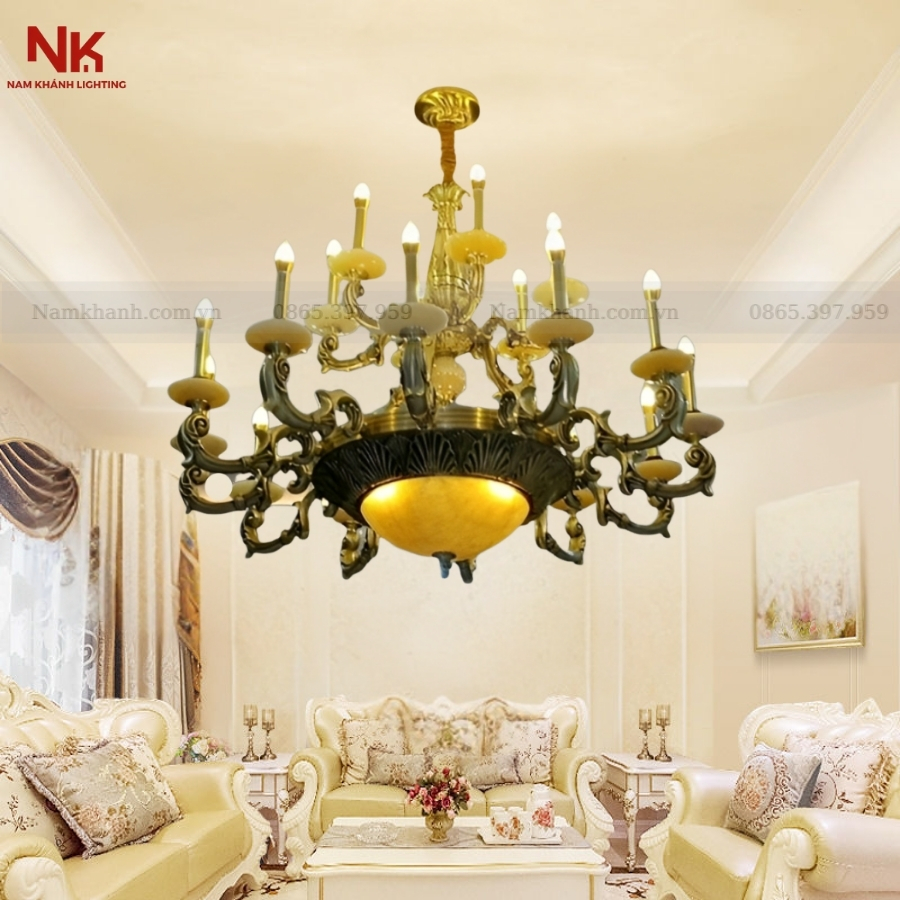 Đèn Chùm Đồng 815