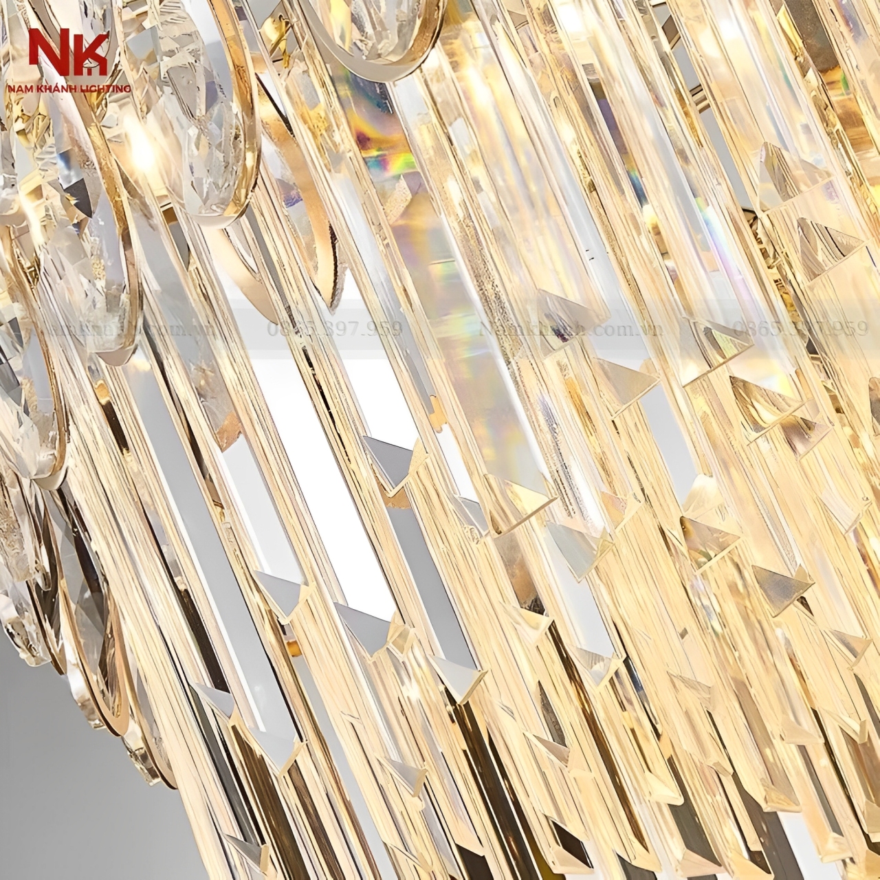 Đèn Chùm Pha Lê Giọt Nước 957