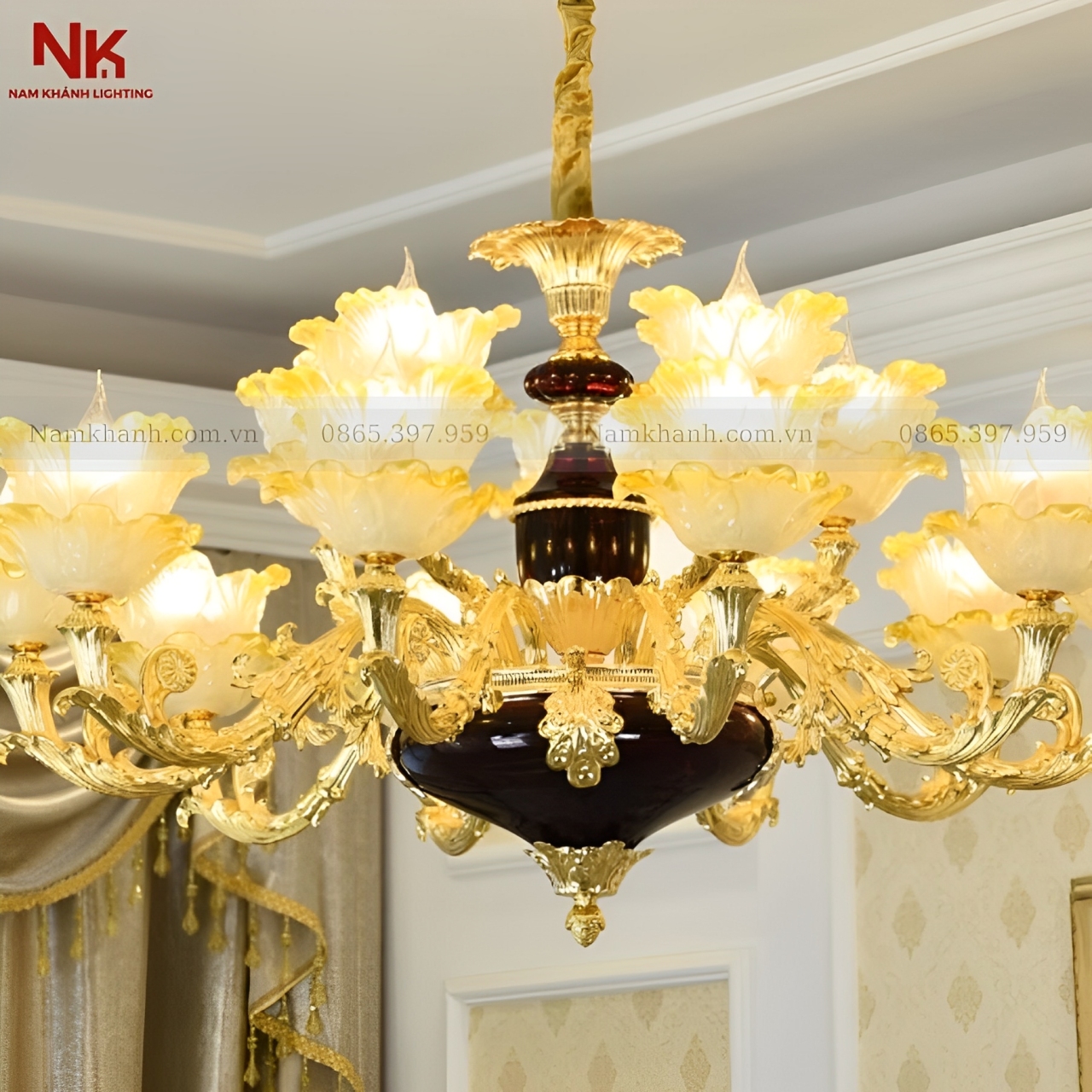 Đèn Chùm Tân Cổ Điển 144
