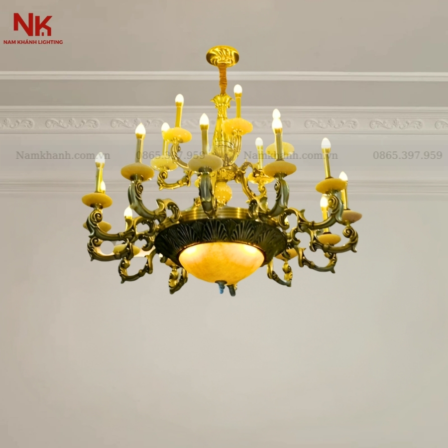 Đèn Chùm Đồng 815