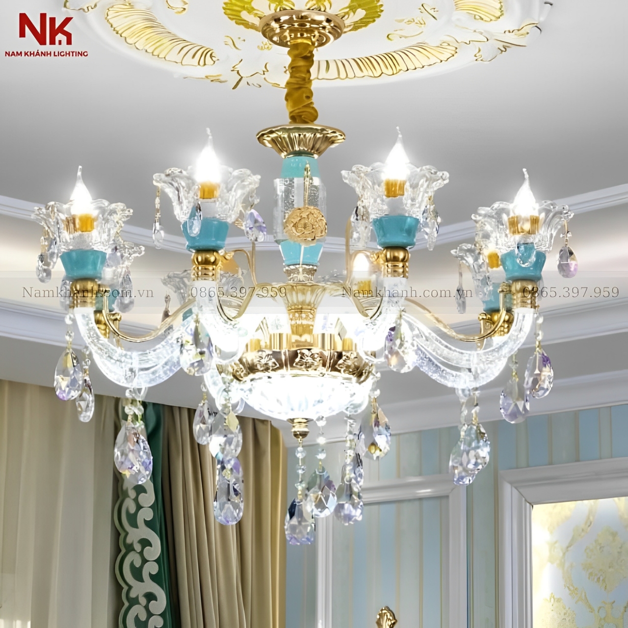 Đèn Chùm Tân Cổ Điển 618