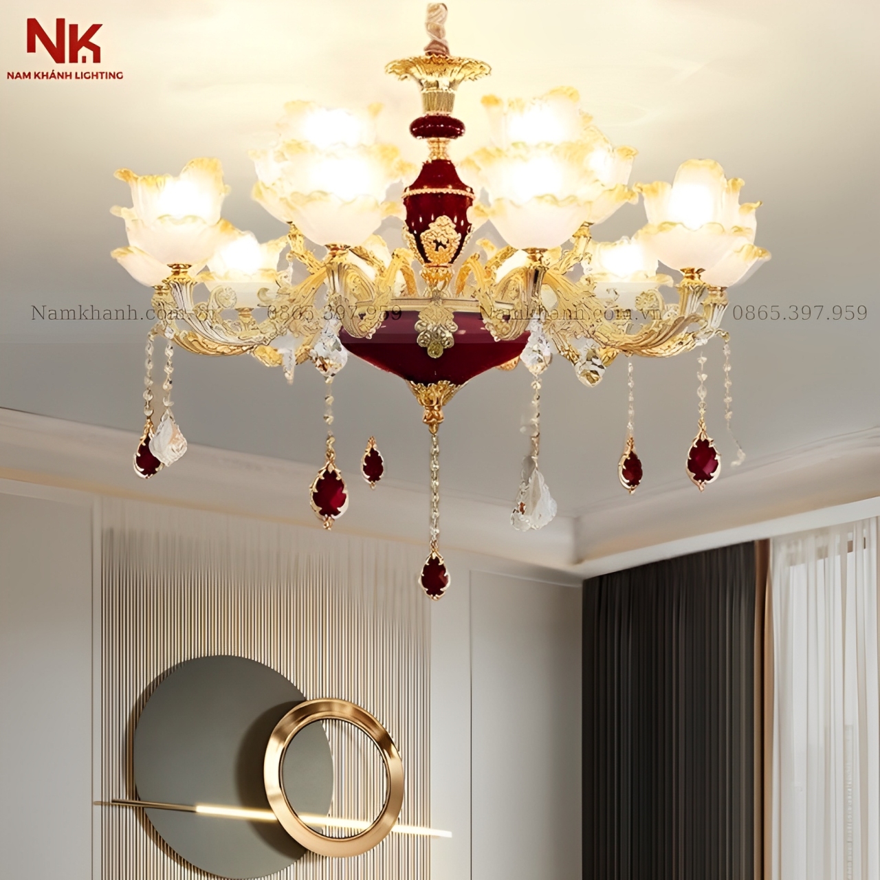 Đèn Chùm Tân Cổ Điển 144