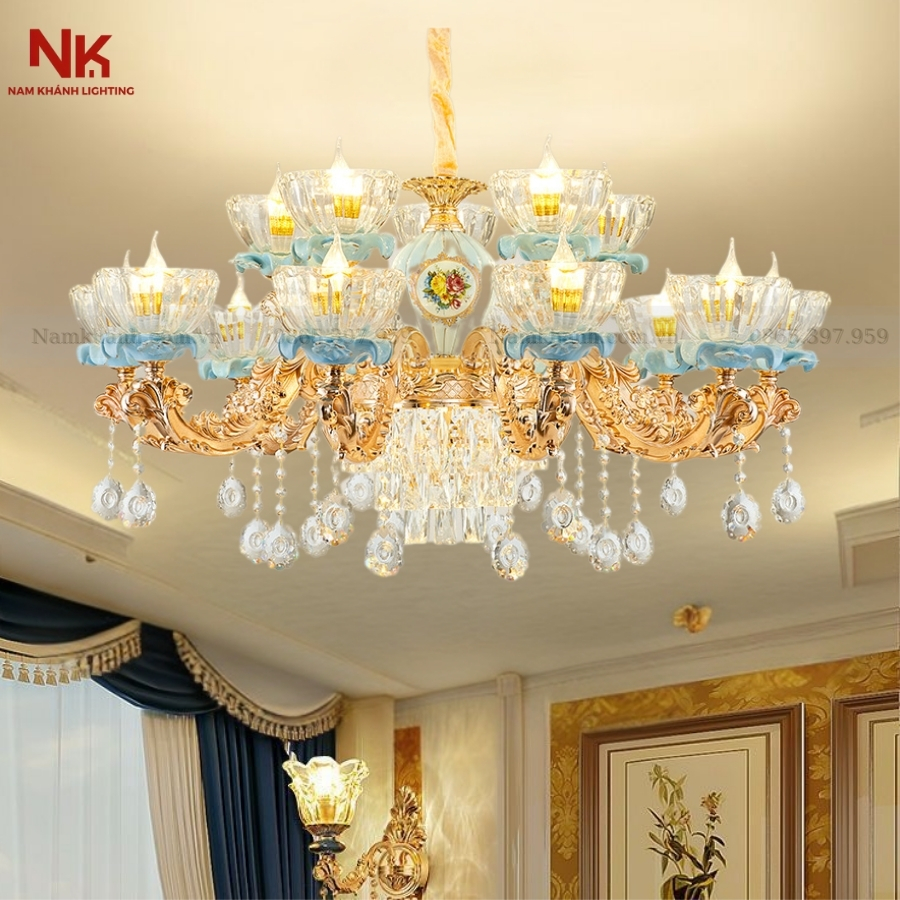 Đèn Chùm Tân Cổ Điển 3802/15