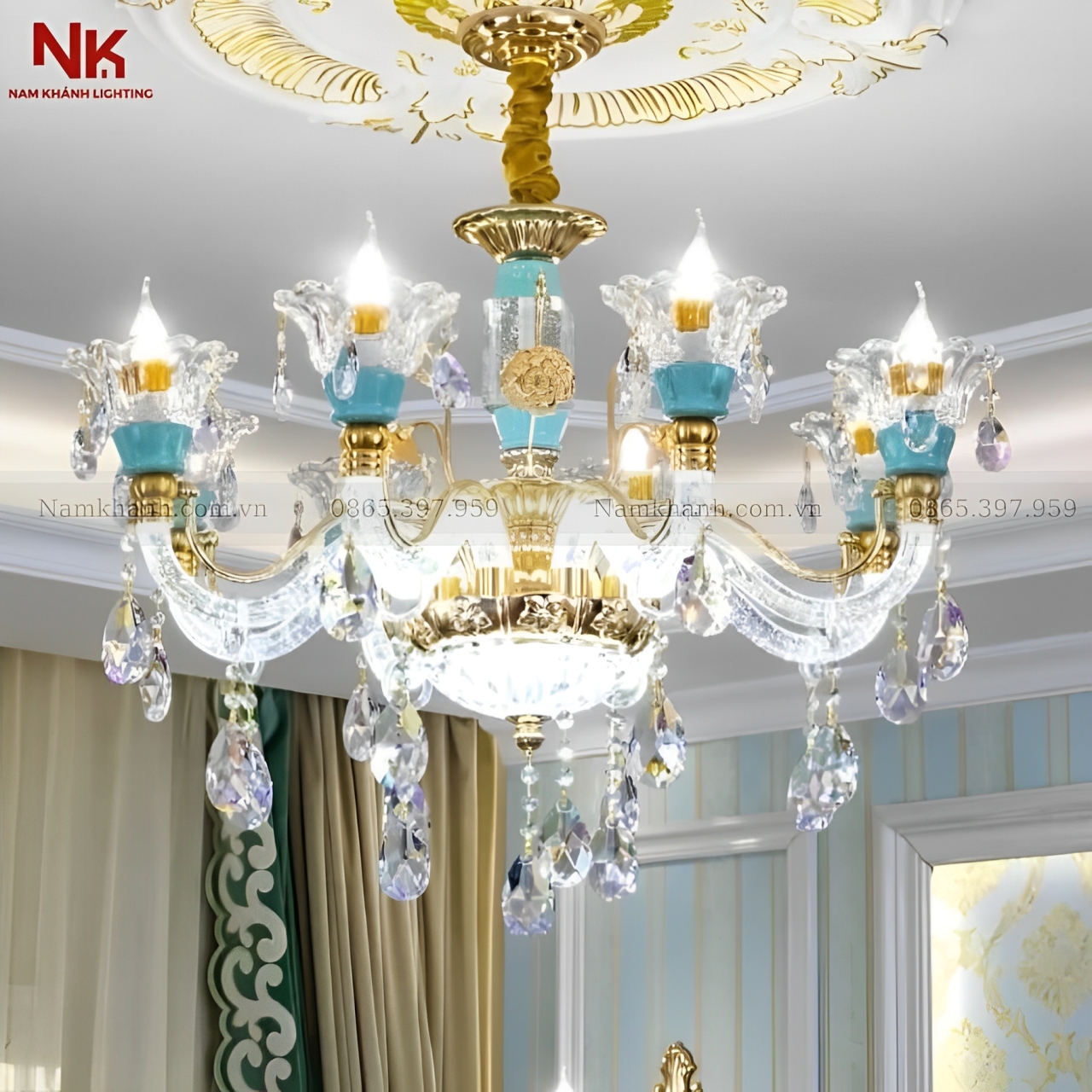 Đèn Chùm Tân Cổ Điển 618