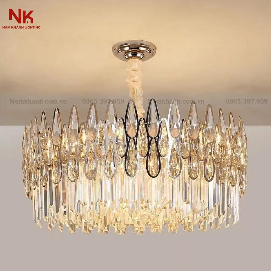 Đèn Chùm Pha Lê Giọt Nước 957
