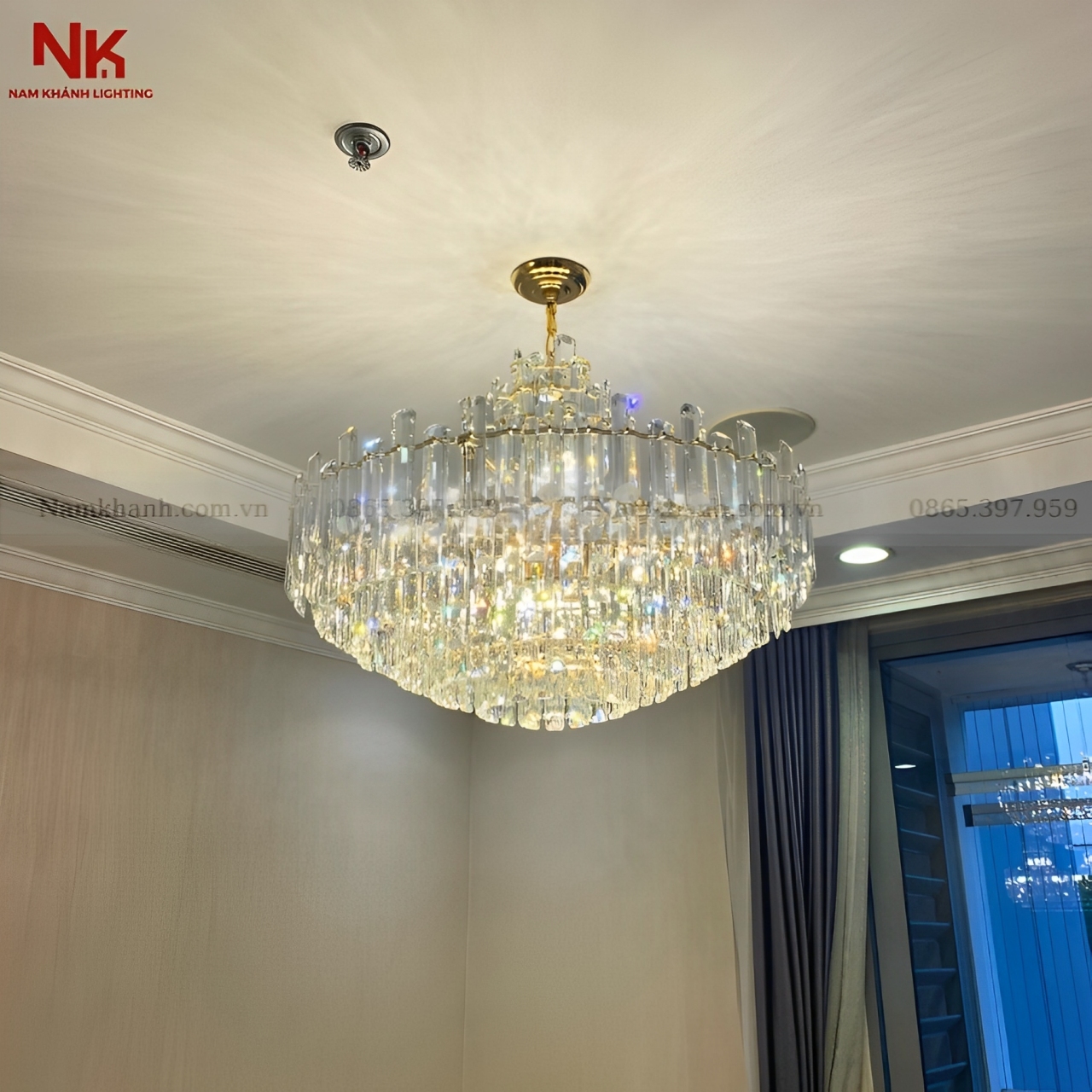 Đèn Chùm Pha Lê Hiện Đại 953