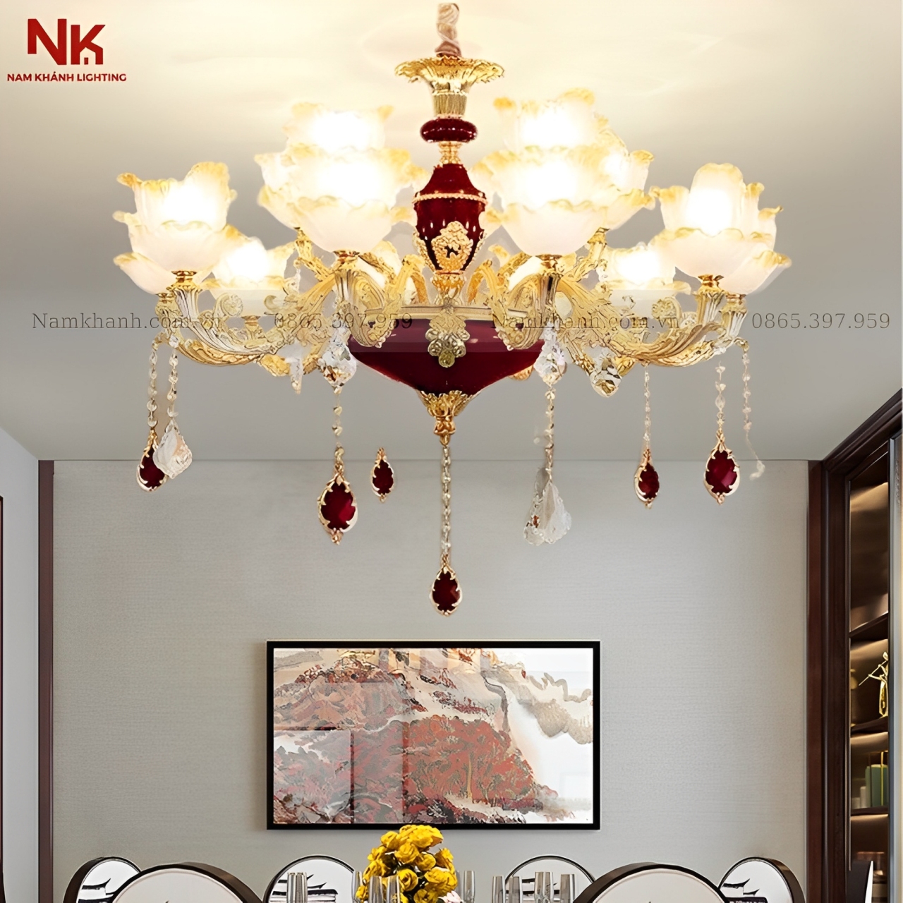 Đèn Chùm Tân Cổ Điển 144