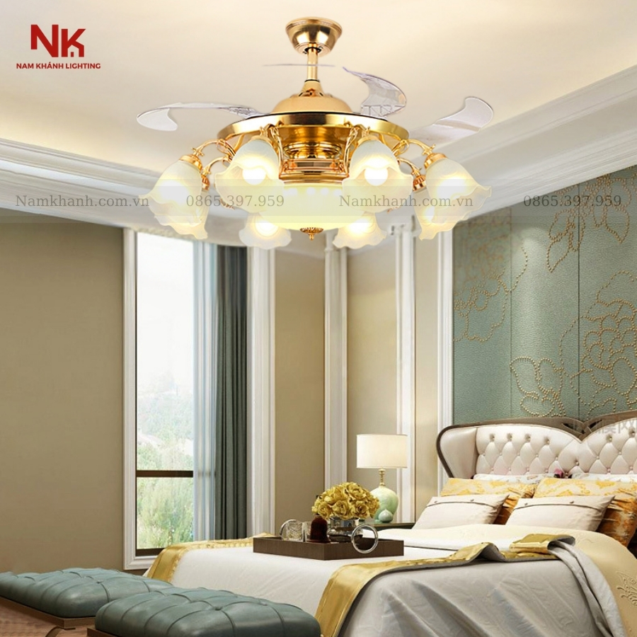 Quạt Cụp Xòe Chao Hoa 990