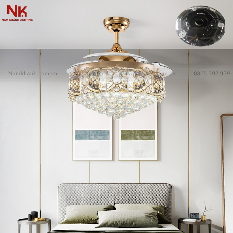 Quạt Cụp Xòe Nữ Hoàng