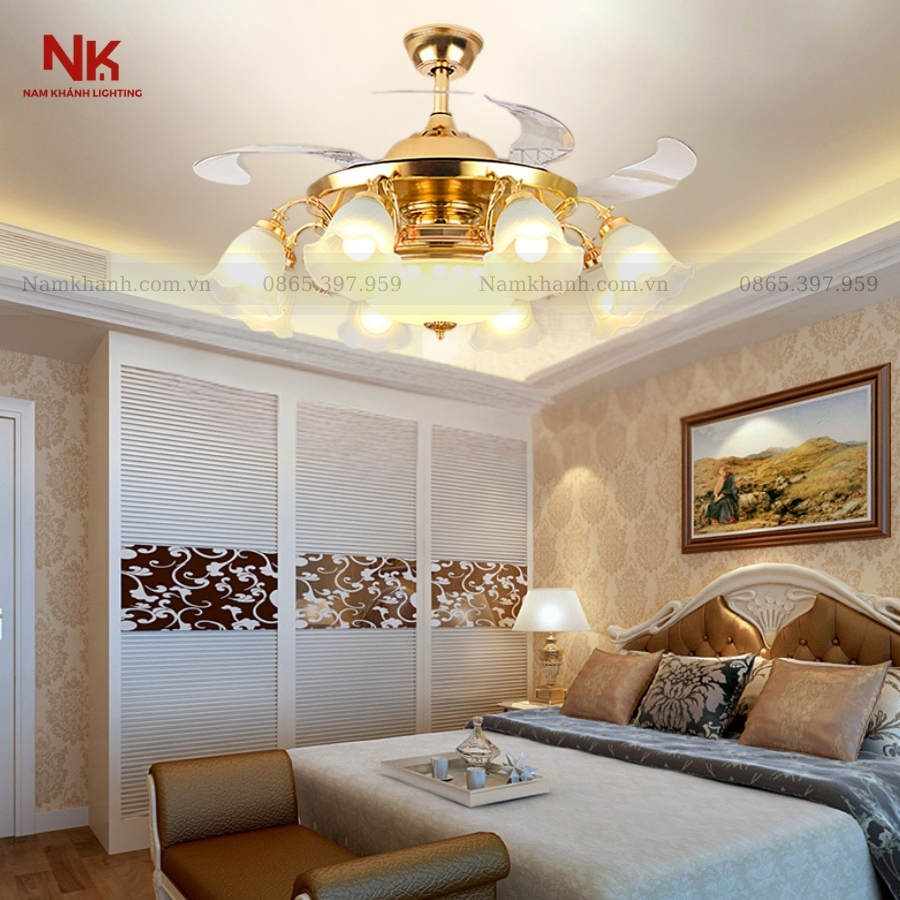 Quạt Cụp Xòe Chao Hoa 990