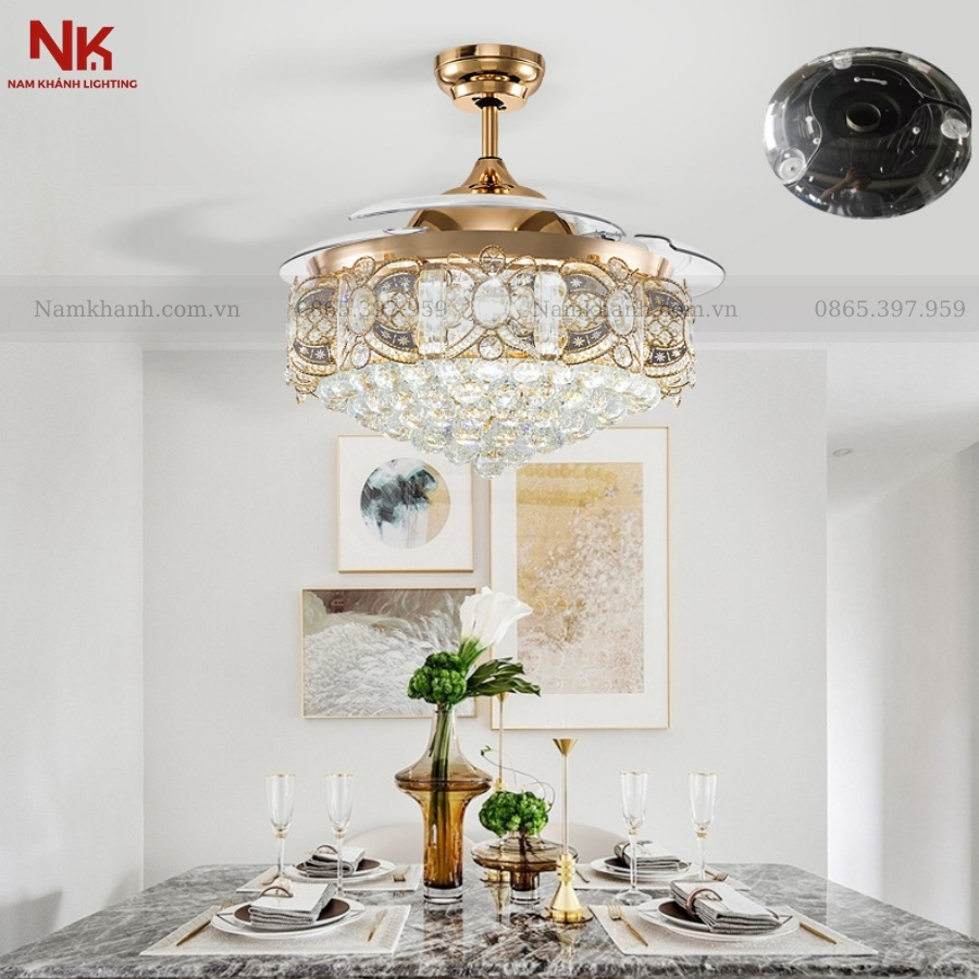 Quạt Cụp Xòe Nữ Hoàng