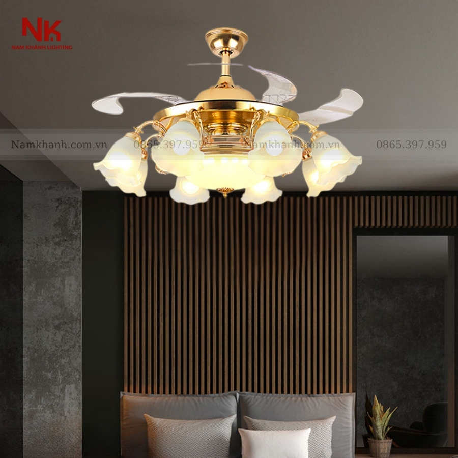Quạt Cụp Xòe Chao Hoa 990