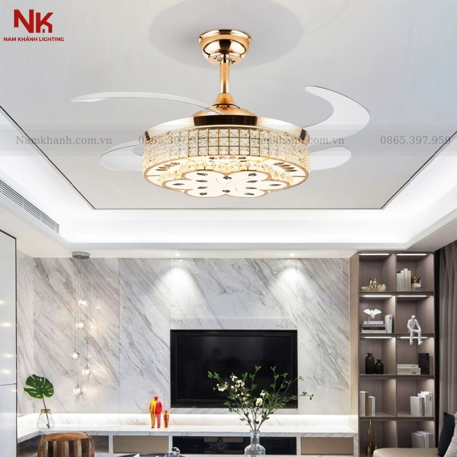 Quạt Cụp Xòe Hoa 381