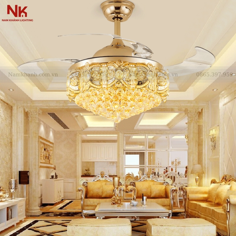 Quạt Cụp Xòe Nữ Hoàng