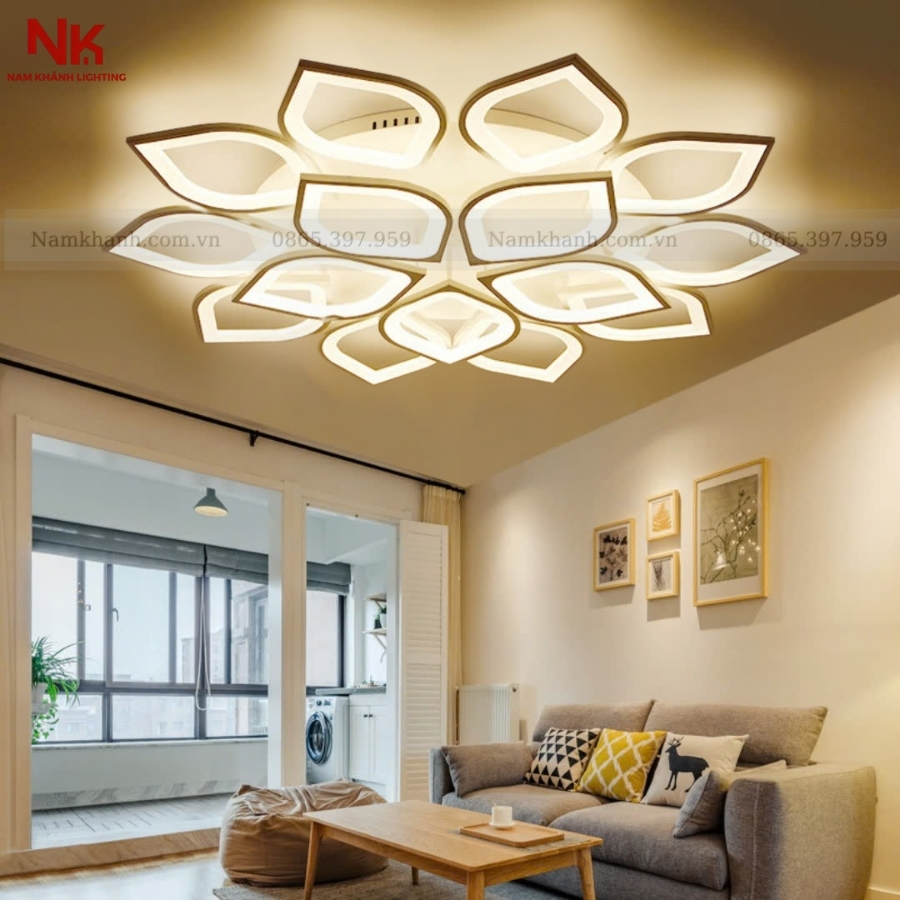 Đèn Ốp Trần Cánh Sen