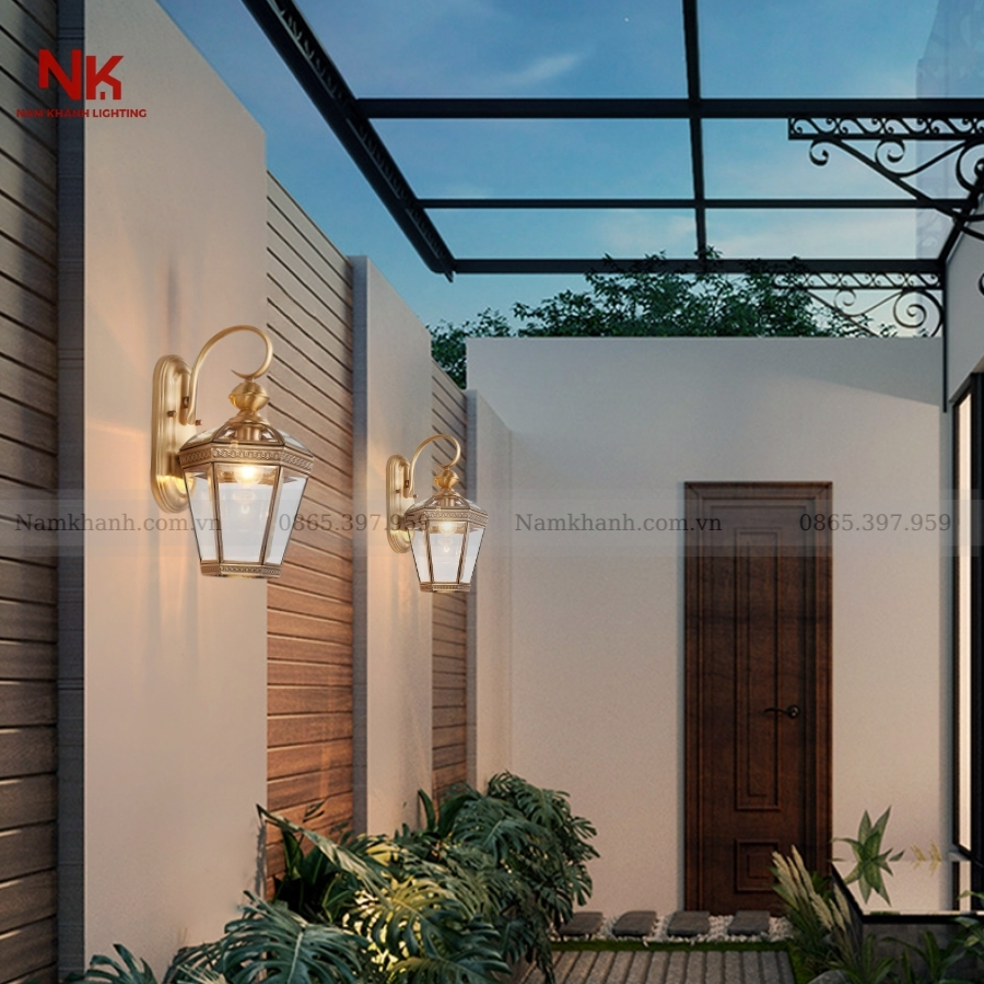 Đèn Tường Đồng B0646