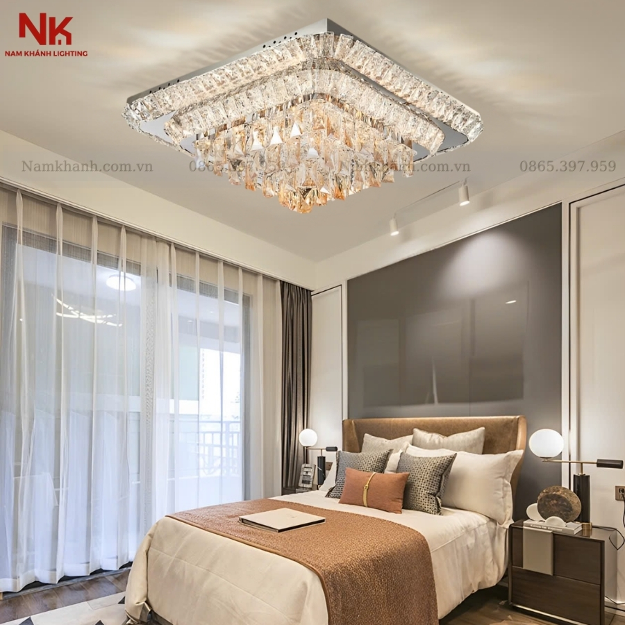 Đèn Ốp Trần Pha Lê 777
