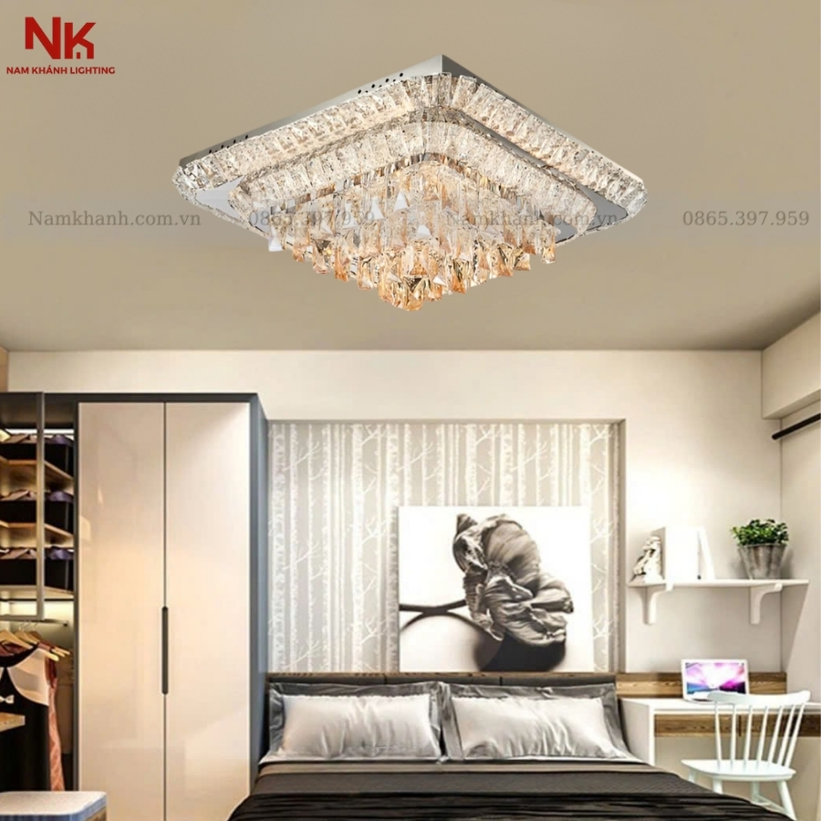 Đèn Ốp Trần Pha Lê 777