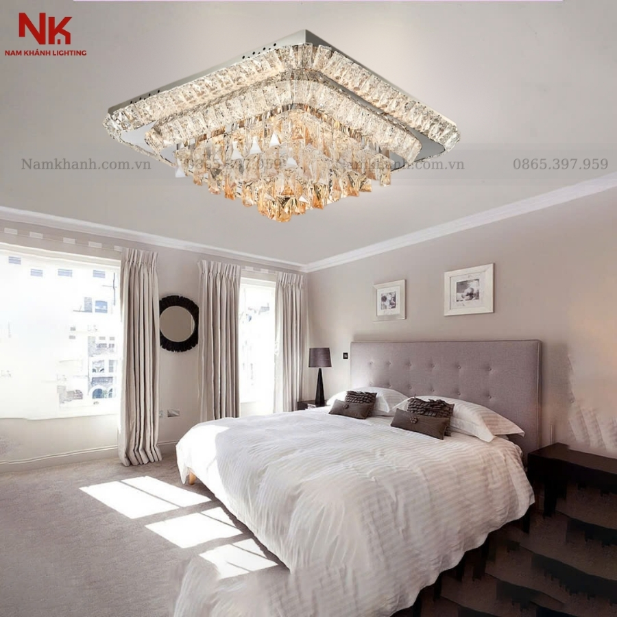 Đèn Ốp Trần Pha Lê 777