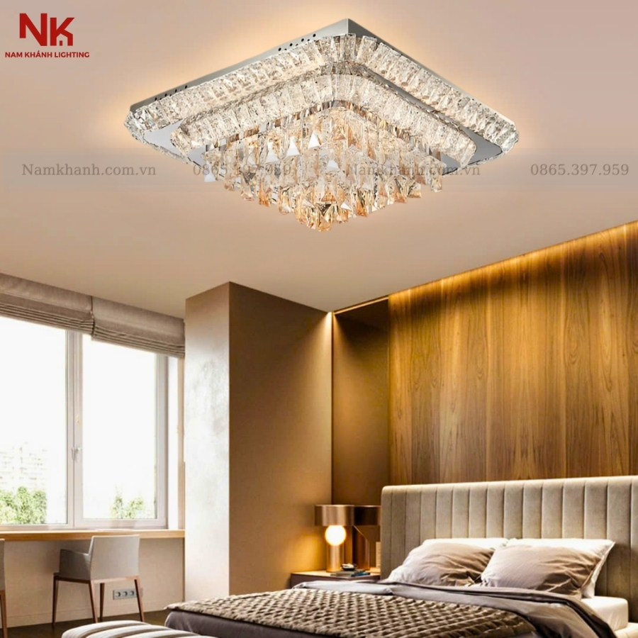Đèn Ốp Trần Pha Lê 777