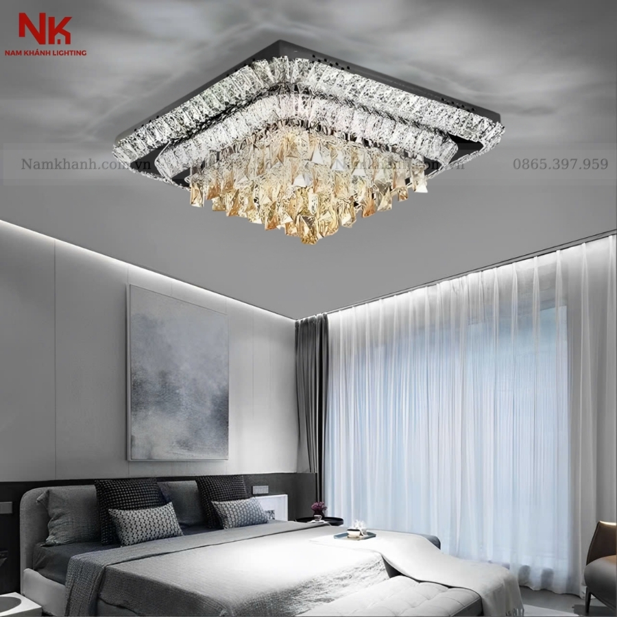 Đèn Ốp Trần Pha Lê 777