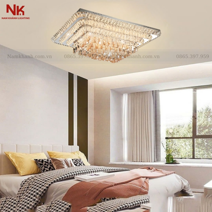 Đèn Ốp Trần Pha Lê 766