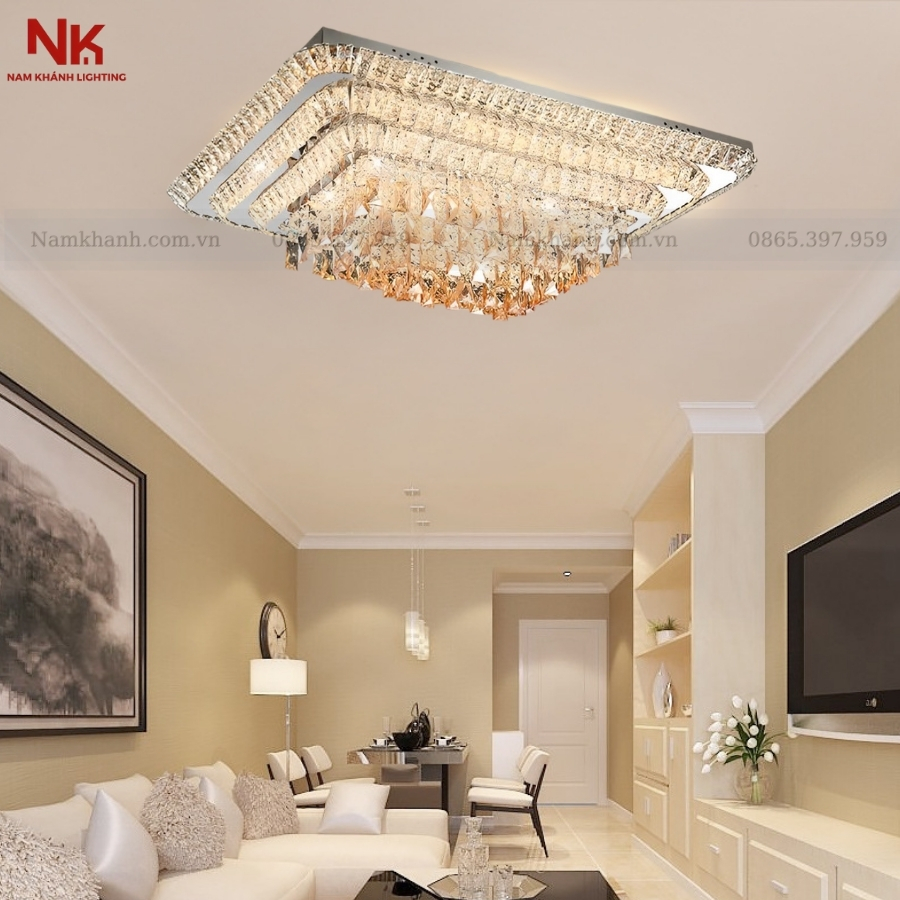 Đèn Ốp Trần Pha Lê 766