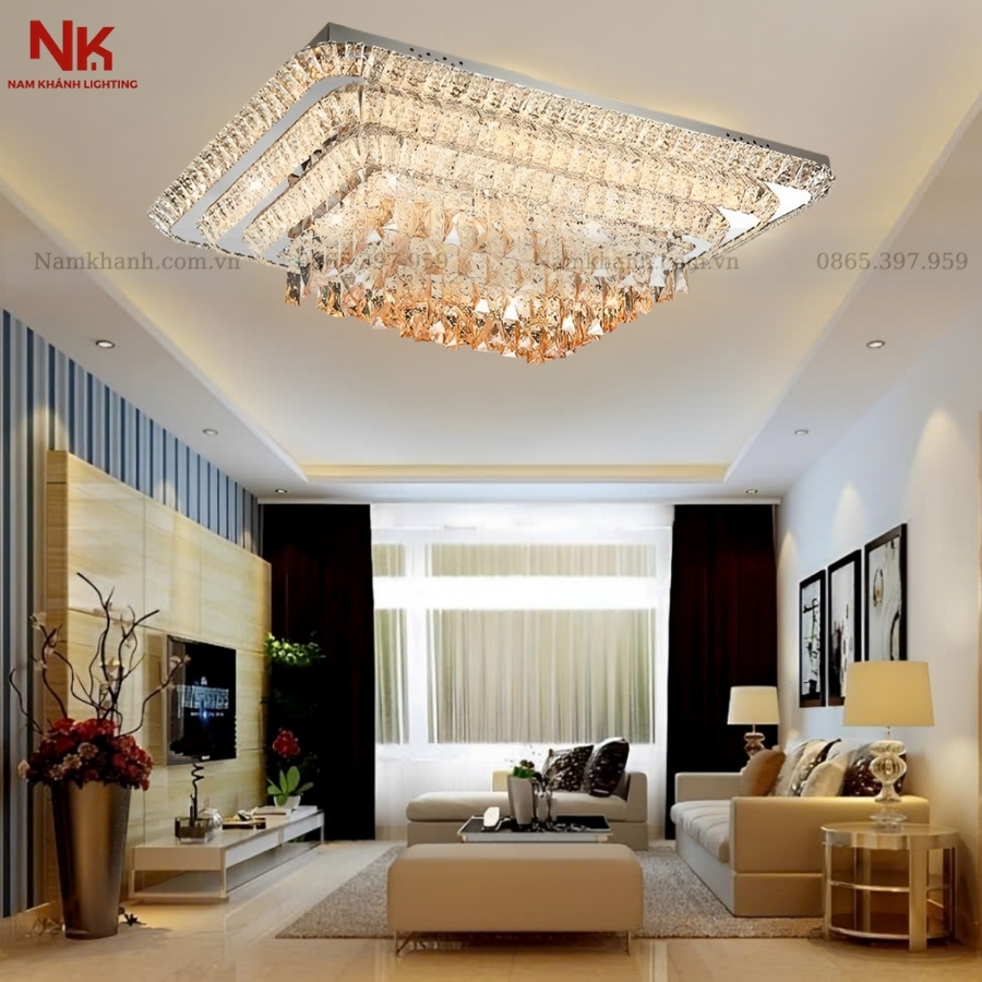 Đèn Ốp Trần Pha Lê 766