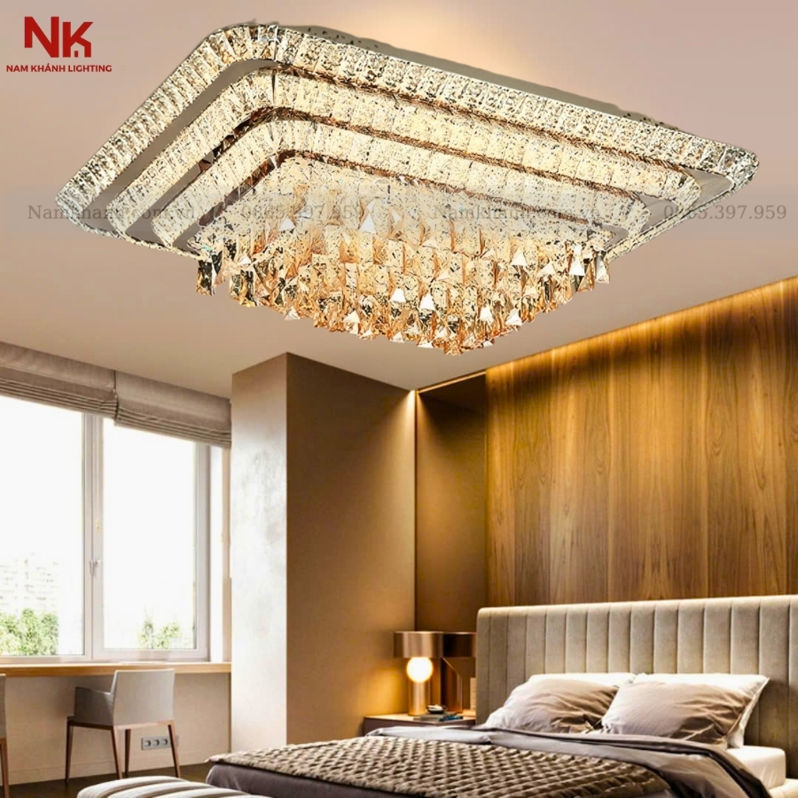 Đèn Ốp Trần Pha Lê 766
