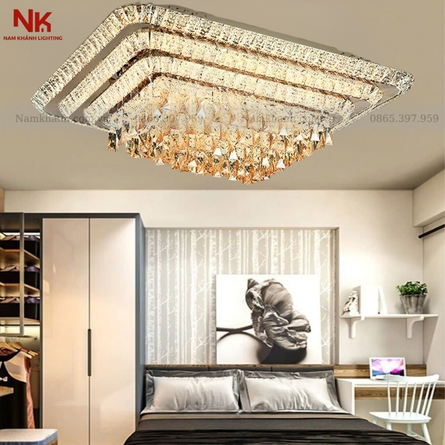 Đèn Ốp Trần Pha Lê 766