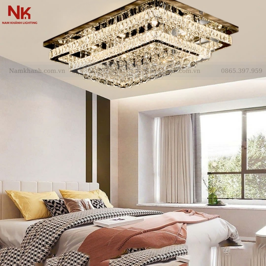 Đèn Ốp Trần Pha Lê 792