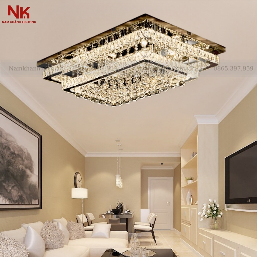 Đèn Ốp Trần Pha Lê 792