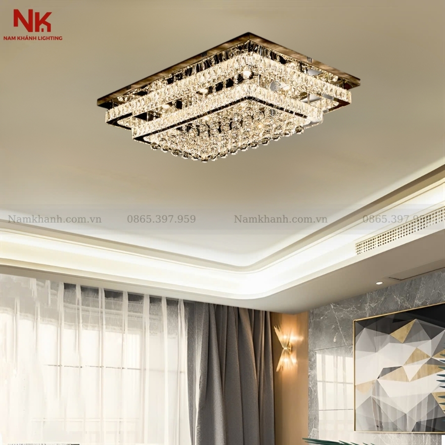 Đèn Ốp Trần Pha Lê 792