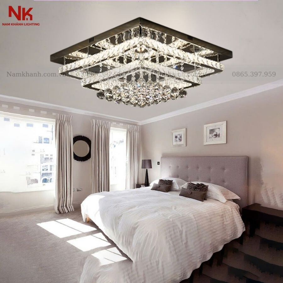 Đèn Ốp Trần Pha Lê 898