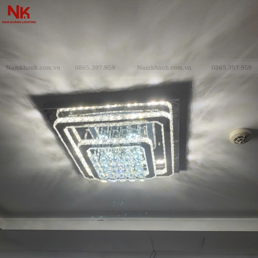 Đèn Ốp Trần Pha Lê 898