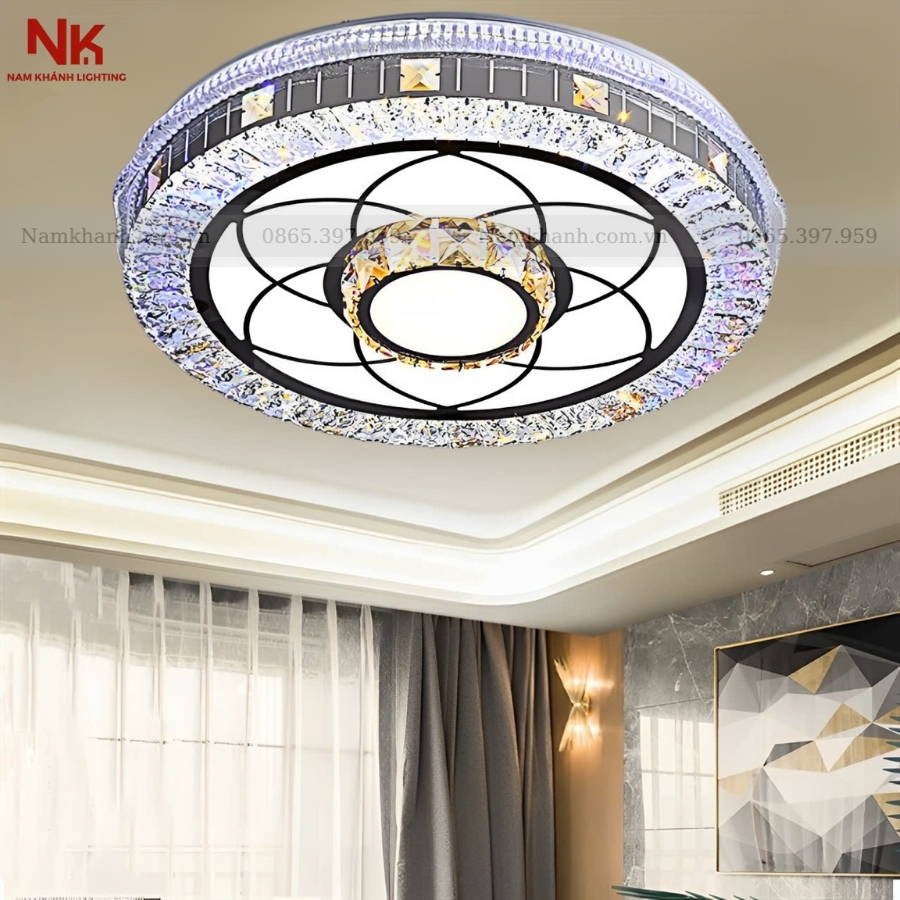 Đèn Ốp Trần Pha Lê 699