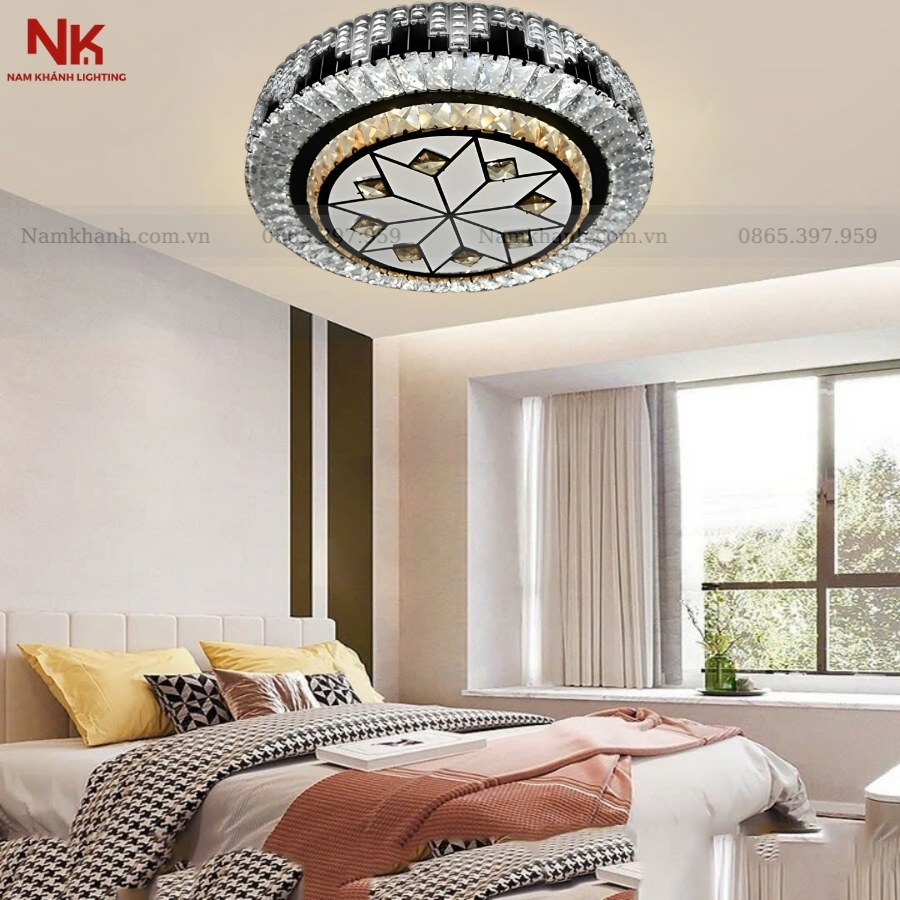 Đèn Ốp Trần Pha Lê 701
