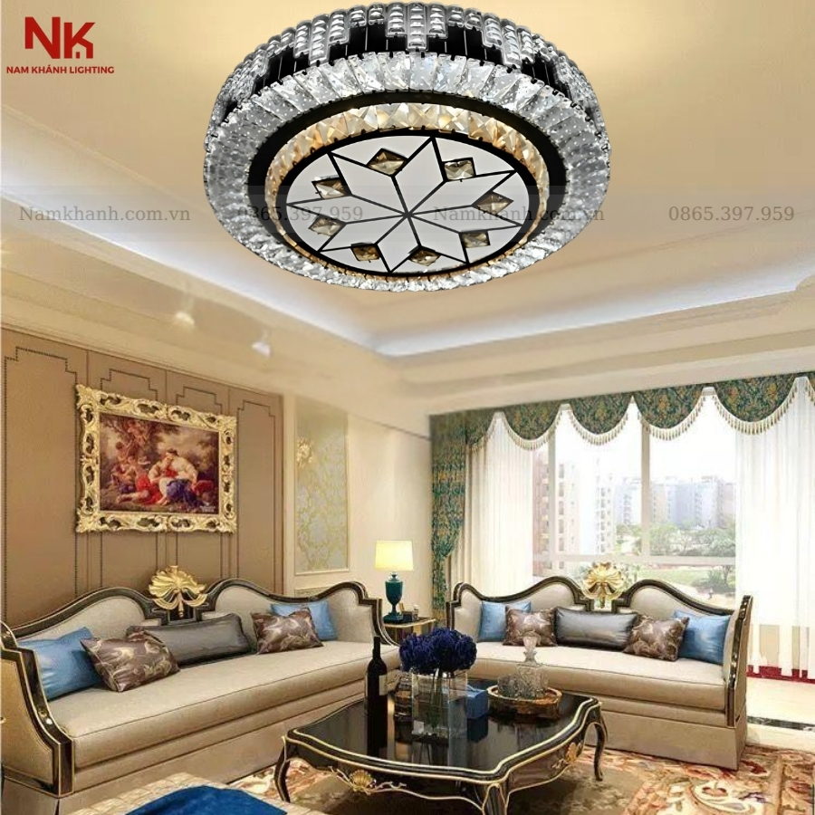 Đèn Ốp Trần Pha Lê 701