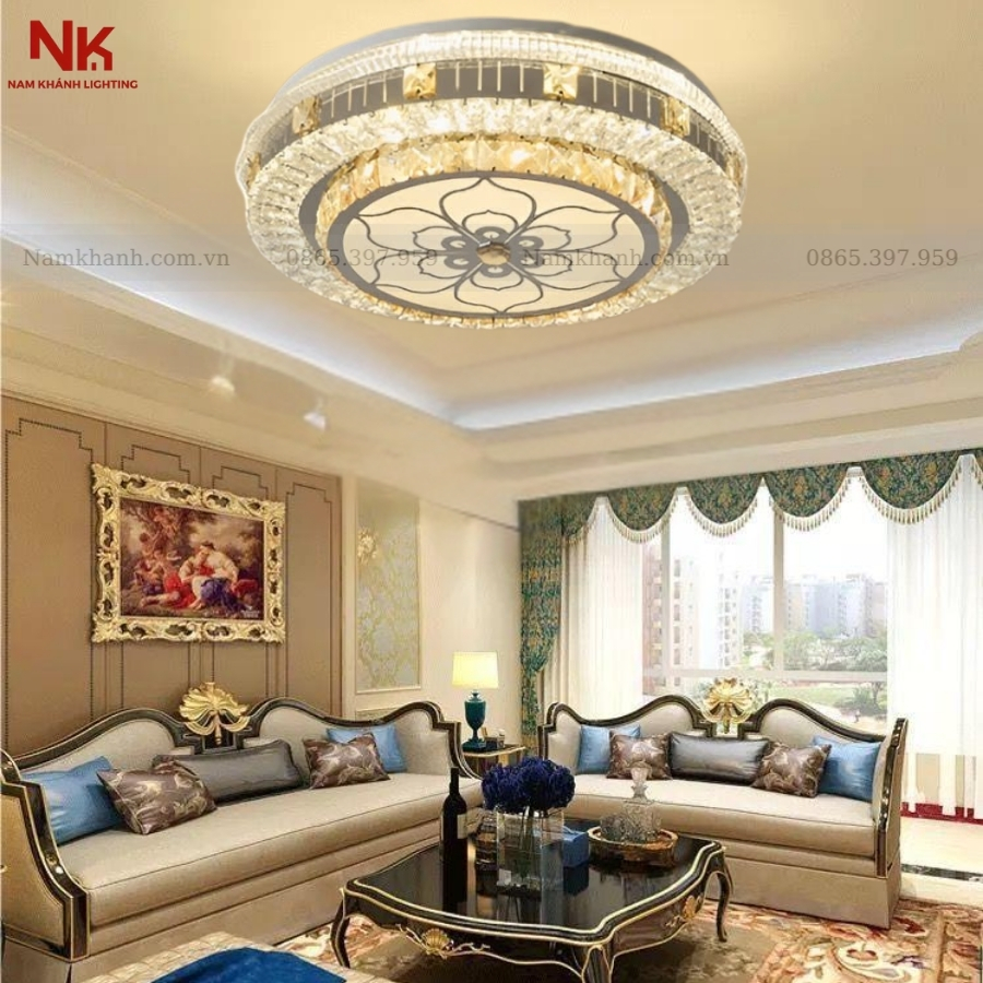 Đèn Ốp Trần Pha Lê 702