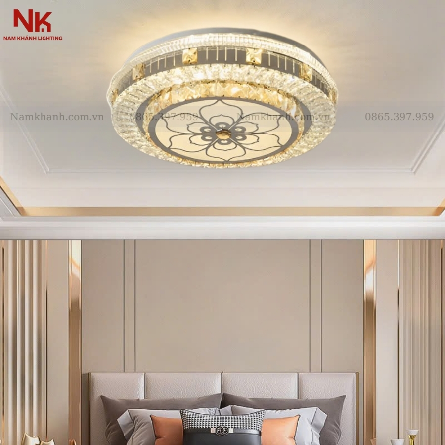 Đèn Ốp Trần Pha Lê 702