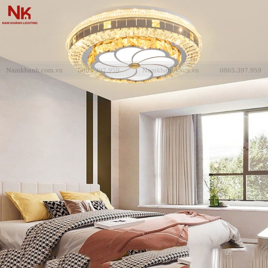 Đèn Ốp Trần Pha Lê 703