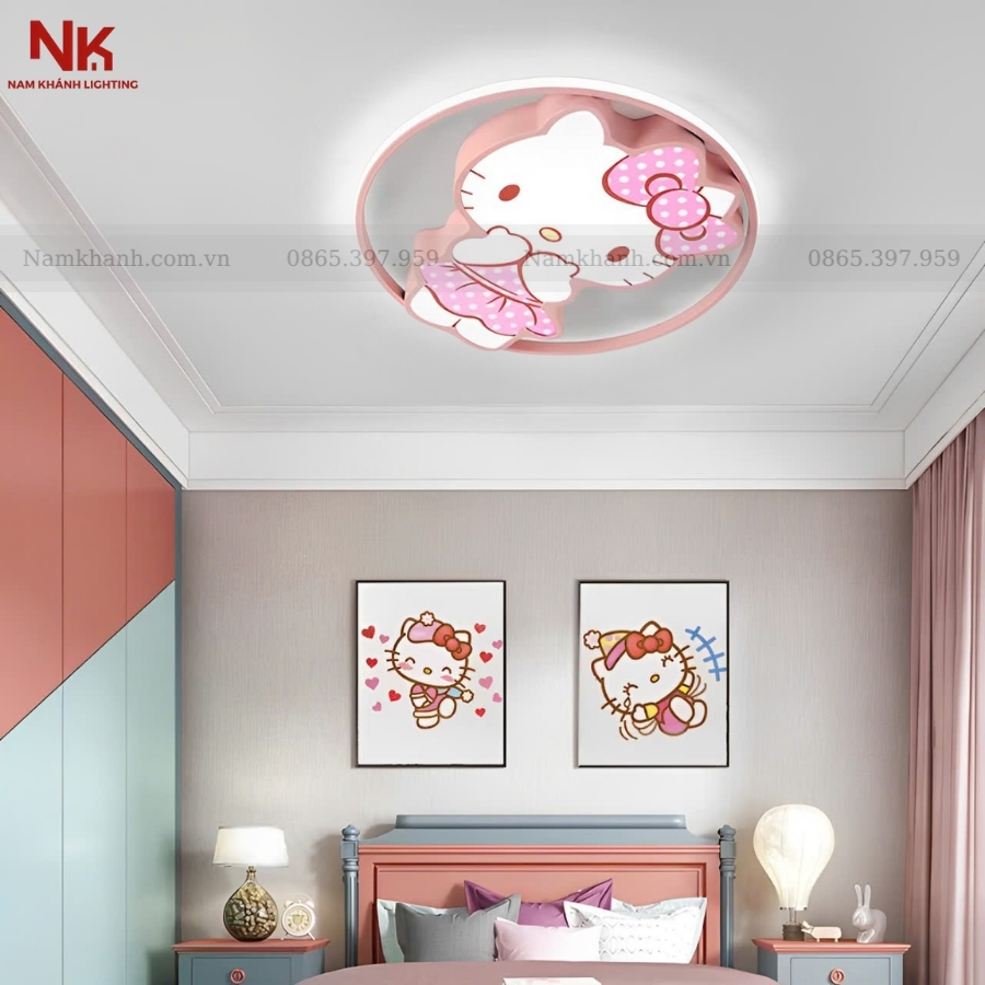 Đèn Ốp Trần Hello Kitty