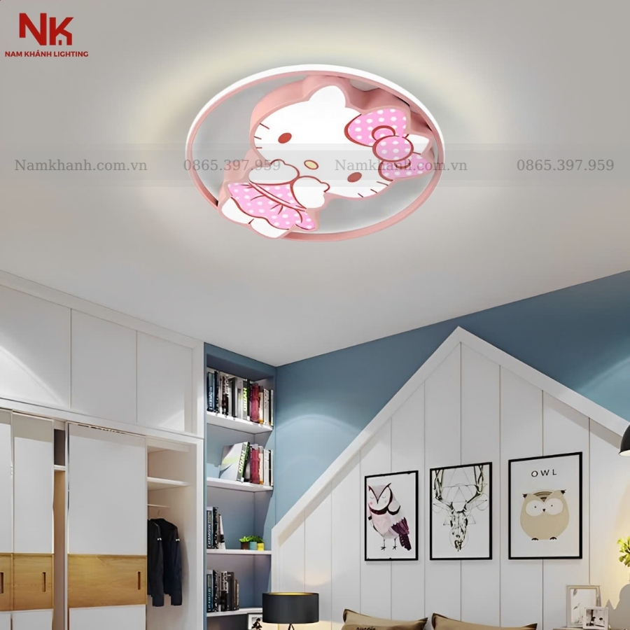 Đèn Ốp Trần Hello Kitty