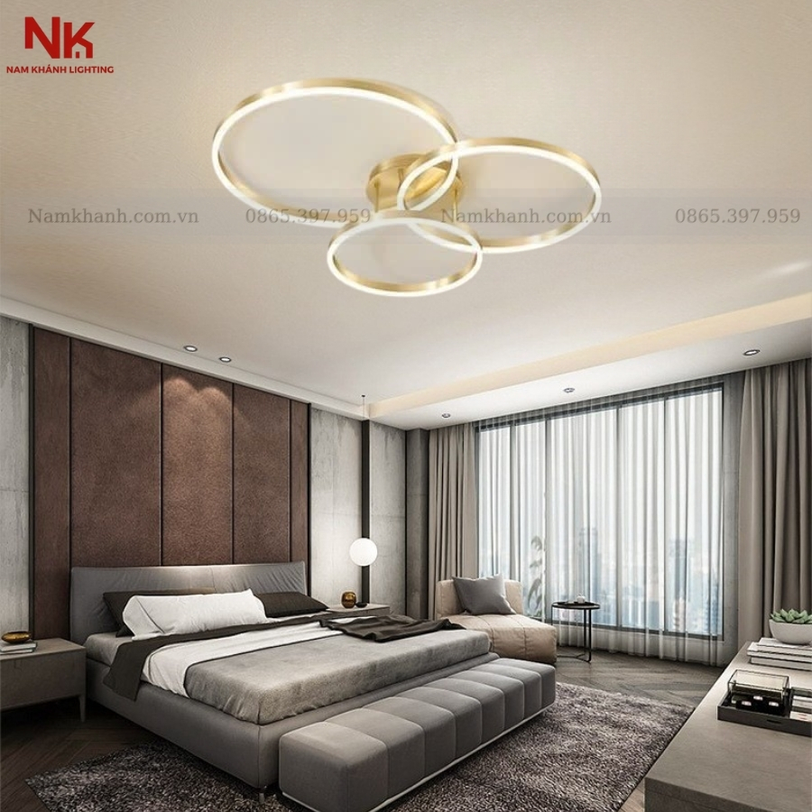 Đèn Ốp Trần 3 Vòng LED